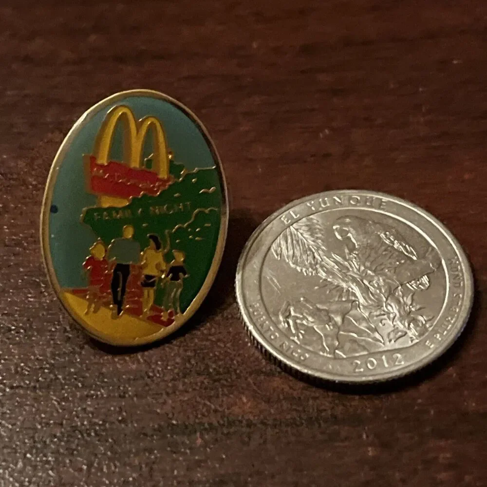 McDonald's Family Night Employee‎ Lapel Hat Pin